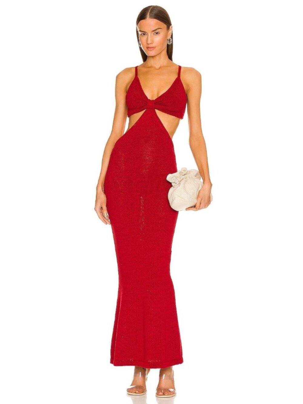 Cult Gaia Serita Knit Dress in Begonia